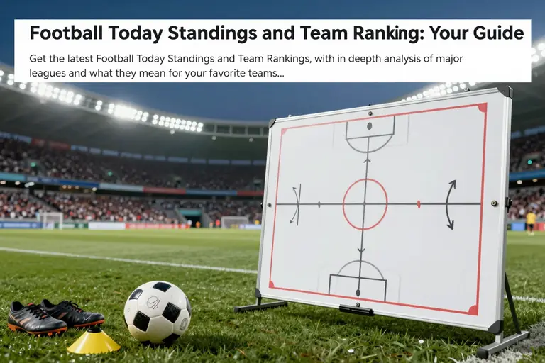 Football Today Standings and Team Rankings: Your Comprehensive Guide to Global Leagues