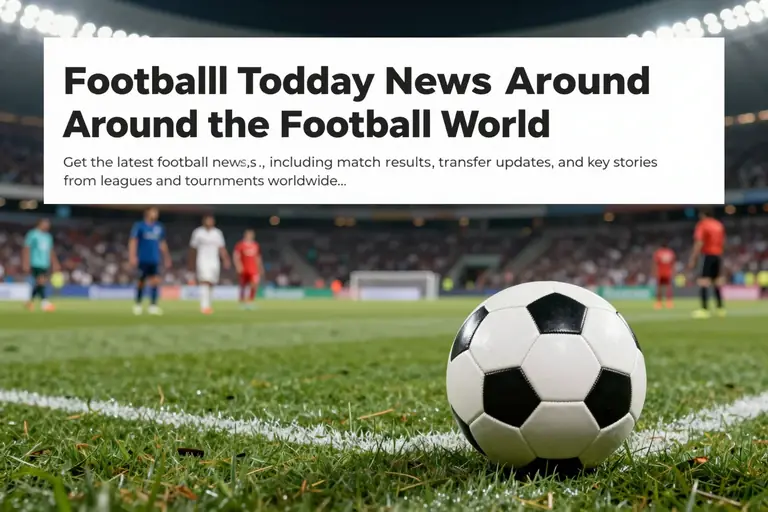 Football Today: News Around the Football World
